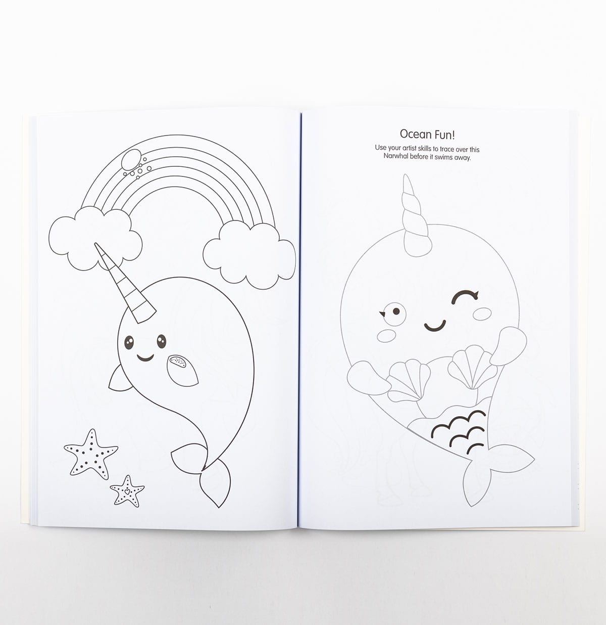 Unicorns and Narwhals Jumbo Colouring Book - The English Bookshop Kuwait