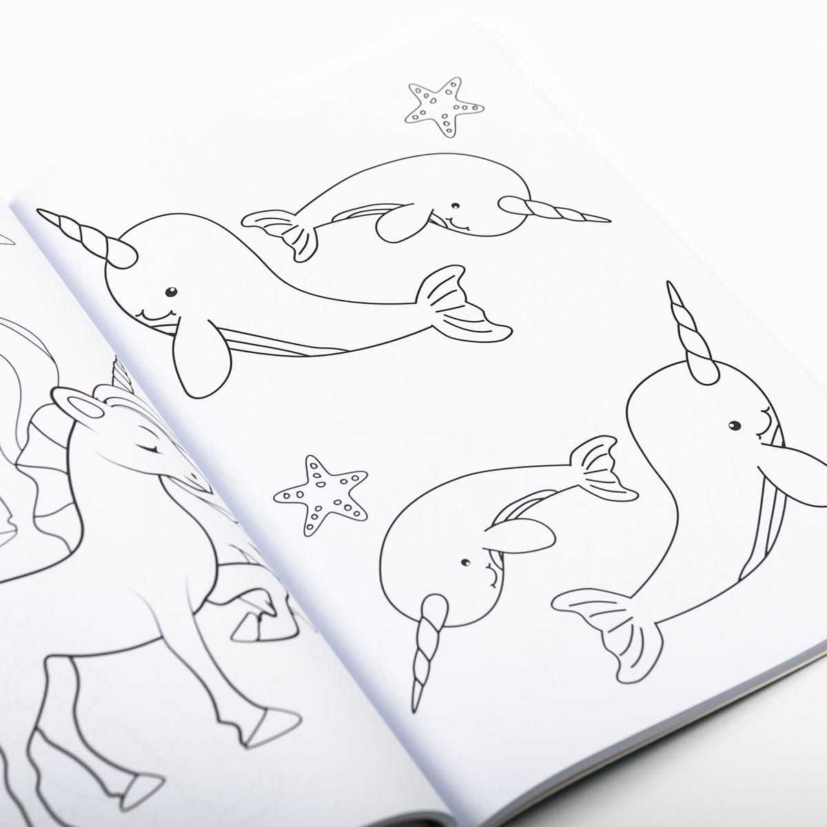 Unicorns and Narwhals Jumbo Colouring Book - The English Bookshop Kuwait