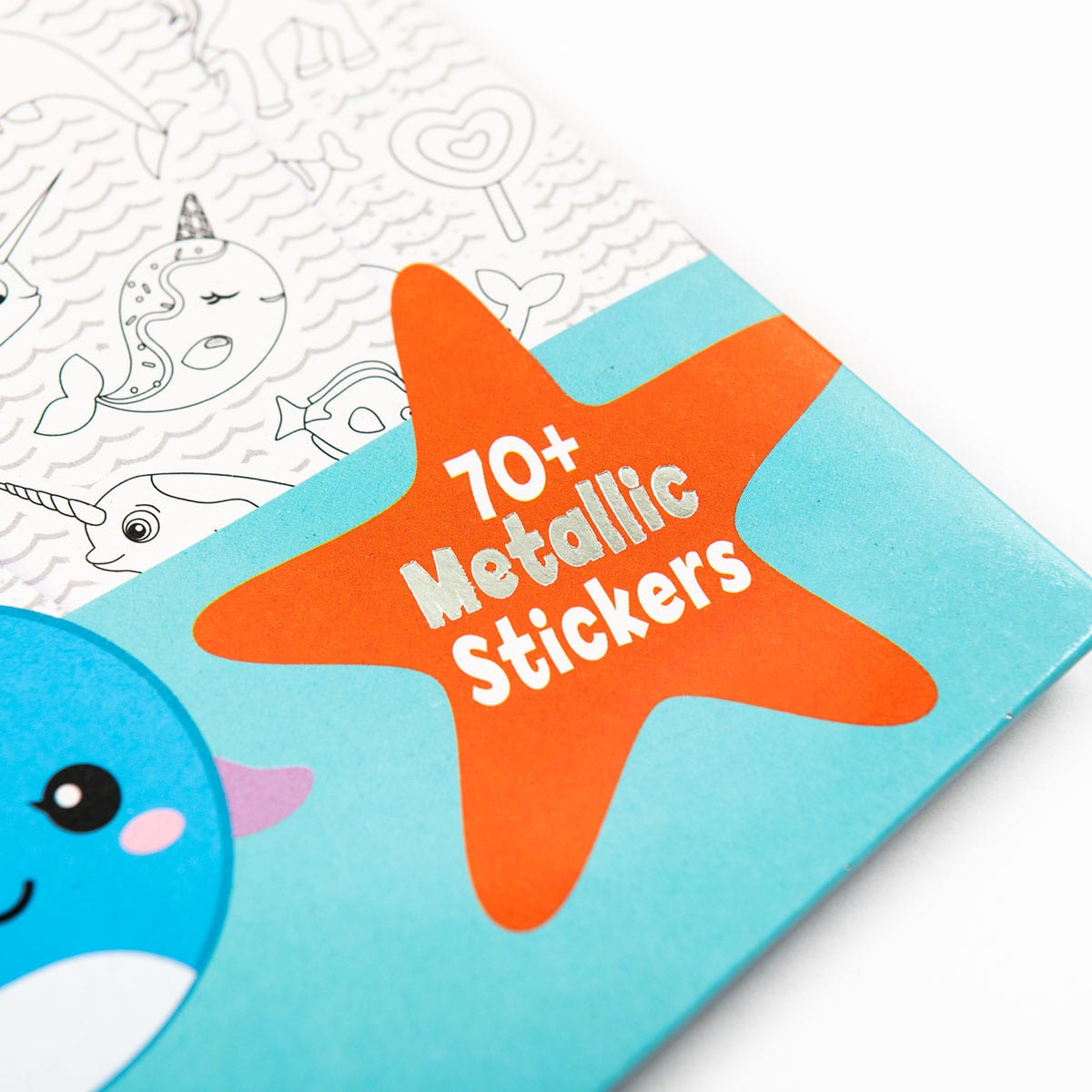 Unicorns & Narwhals Metallic Sticker Set - The English Bookshop Kuwait