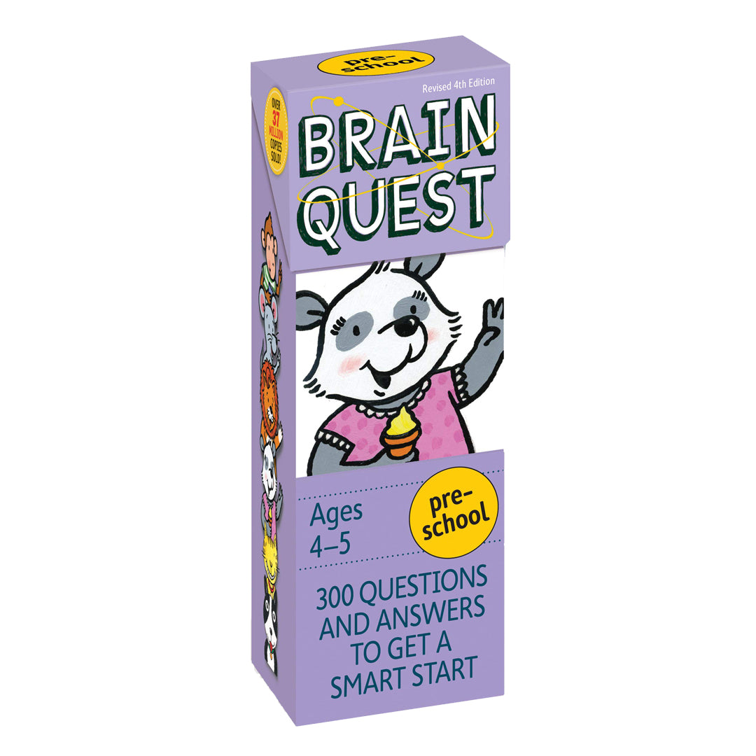 Brain Quest Preschool, revised 4th edition: 300 Questions and Answers to Get a Smart Start (Brain Quest Decks) - Workman Publishing - The English Bookshop