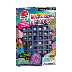Klutz Rocks, Gems and Geodes: Maker Lab STEM Kit - Klutz - The English Bookshop