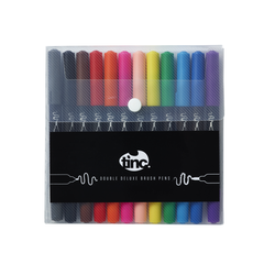 Double Deluxe Brush Marker Pens - Tinc - The English Bookshop