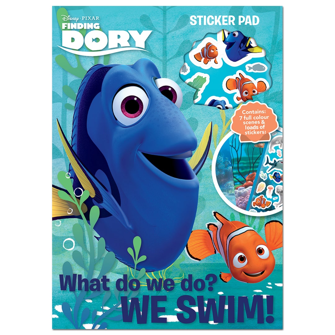 Finding Dory Sticker Pad - Disney - The English Bookshop