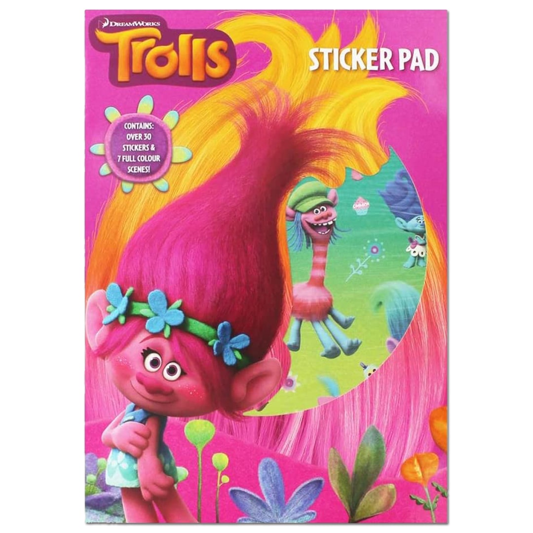 Dreamworks Trolls Sticker Pads - Dreamworks - The English Bookshop