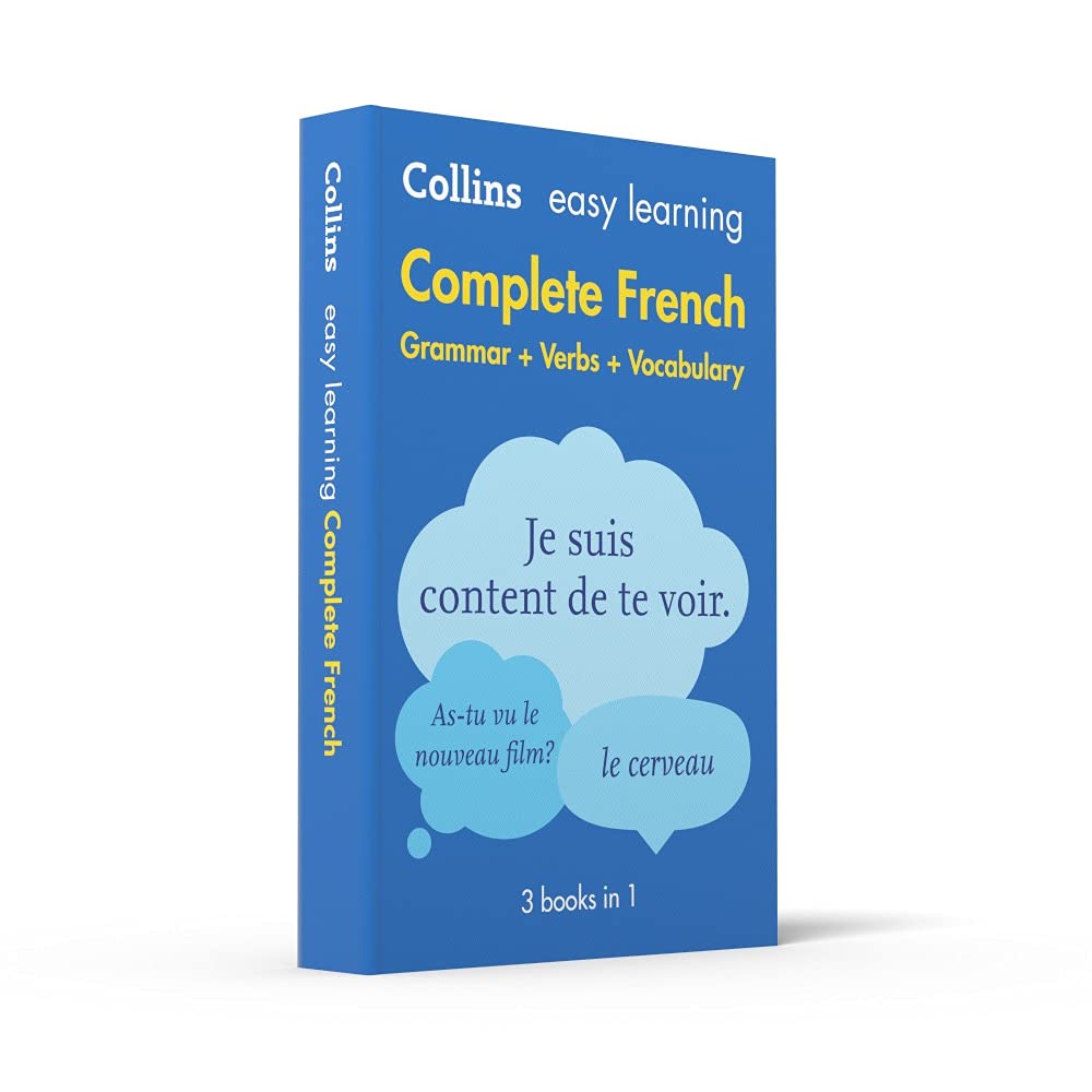 Easy Learning French Complete Grammar, Verbs And Vocabulary (3 Books In 1): Trusted Support For Learning (Collins Easy Learning) - The English Bookshop Kuwait