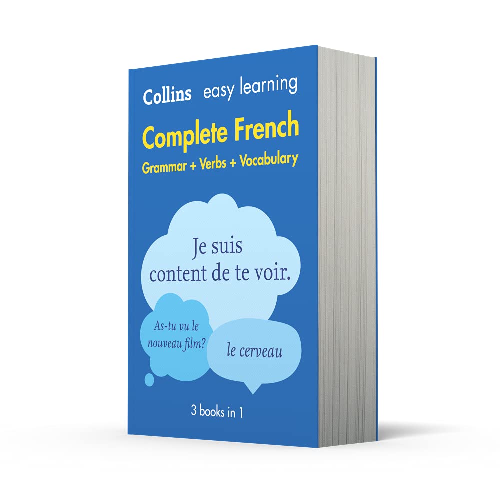 Easy Learning French Complete Grammar, Verbs And Vocabulary (3 Books In 1): Trusted Support For Learning (Collins Easy Learning) - The English Bookshop Kuwait