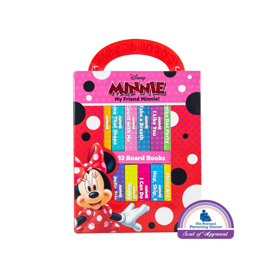 Disney - My Friend Minnie Mouse - My First Library 12 Board Book Block Set - Great for Teaching First Words - The English Bookshop Kuwait