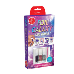 Klutz Foil Galaxy Nail Studio Activity Kit, Brown - Klutz - The English Bookshop