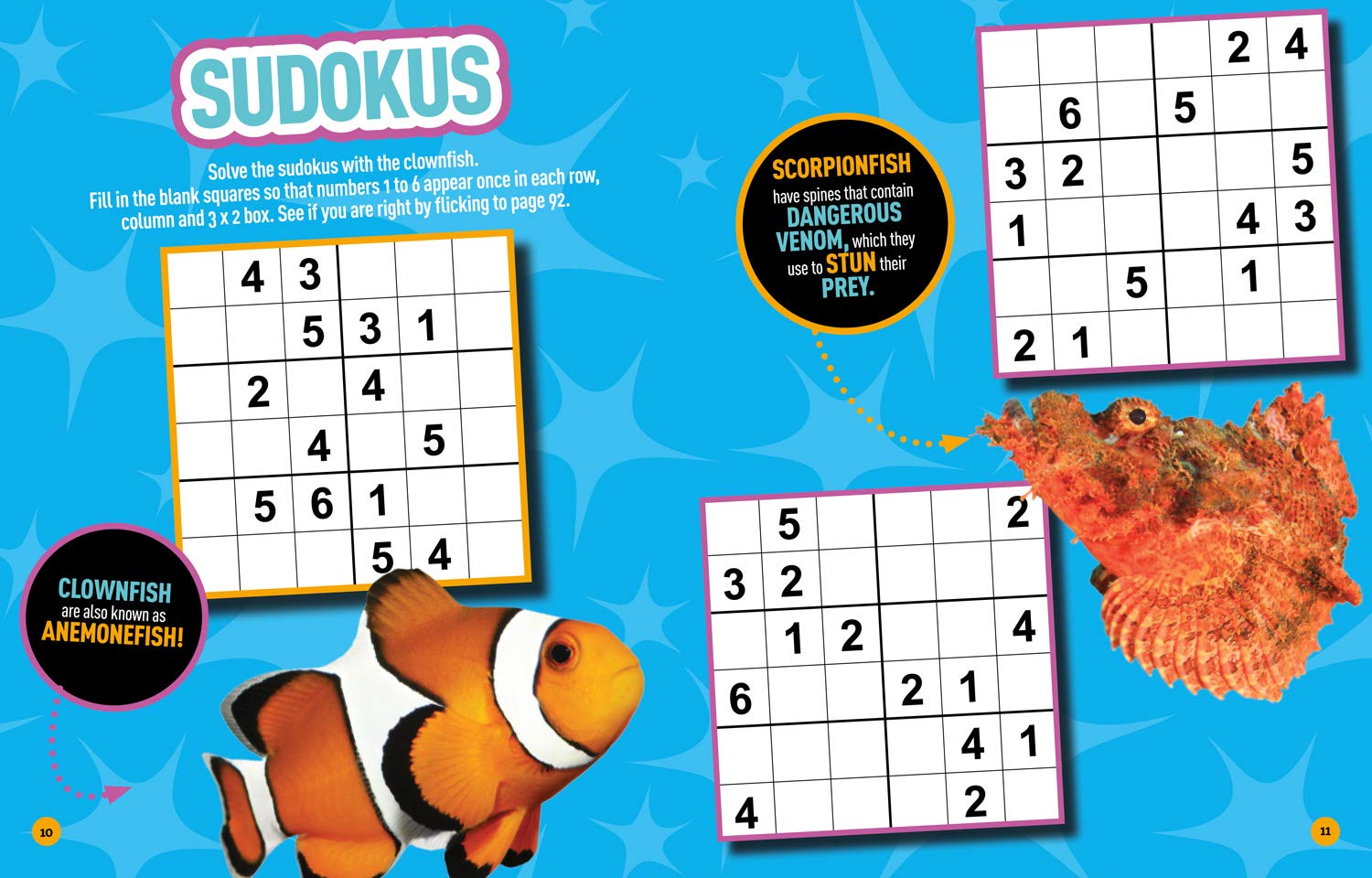 Puzzle Book Under the Sea: Brain-tickling quizzes, sudokus, crosswords and wordsearches (National Geographic Kids) - The English Bookshop Kuwait