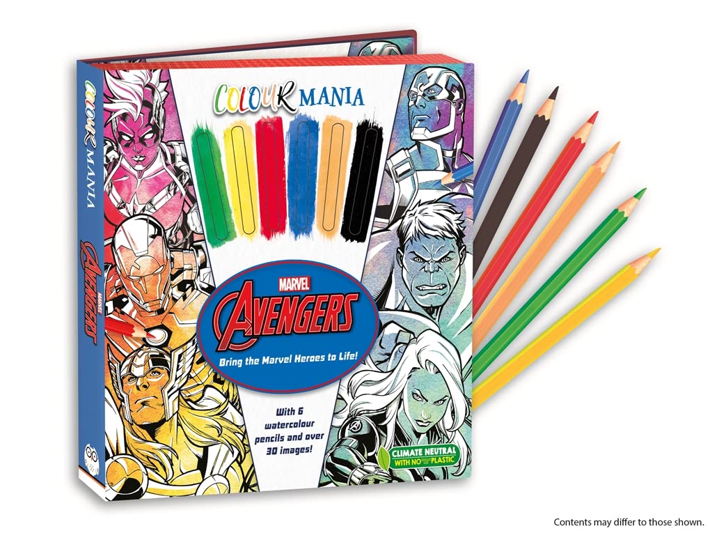 Marvel: Avengers Colour Mania - The English Bookshop Kuwait