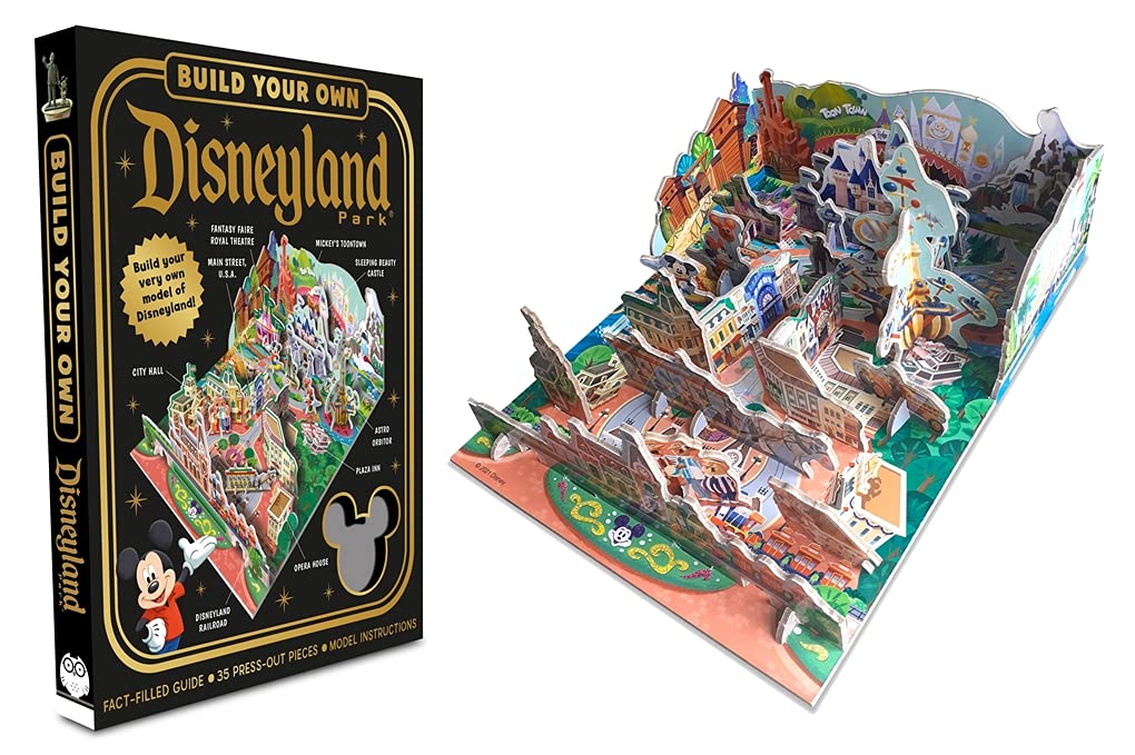 Disney: Build Your Own Disneyland Park (Press-Out 3D Model Activity Kit) - The English Bookshop Kuwait