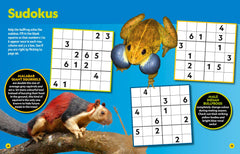 Puzzle Book Coolest Animals: Brain-tickling quizzes, sudokus, crosswords and wordsearches (National Geographic Kids) - The English Bookshop Kuwait