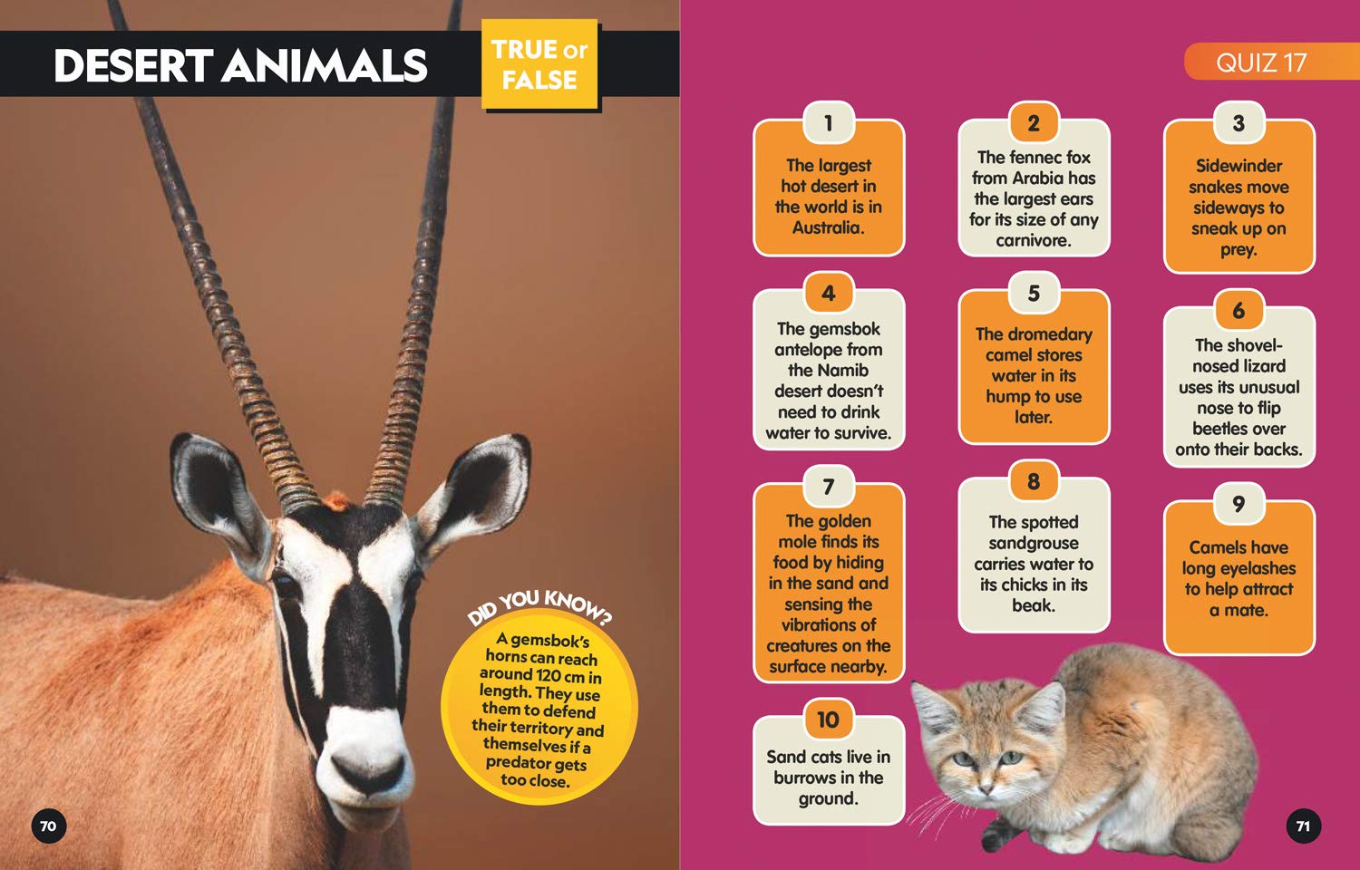 Animals Quiz Book: 300 brain busting trivia questions (National Geographic Kids) - The English Bookshop Kuwait