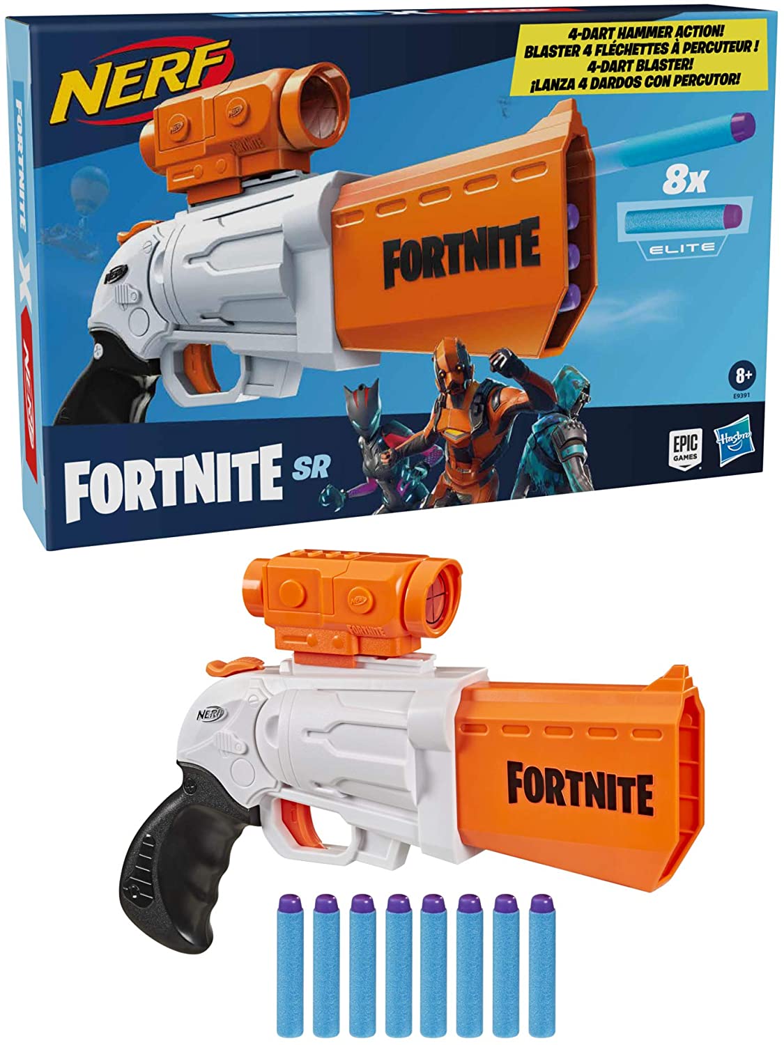 NERF Fortnite SR Blaster - The English Bookshop