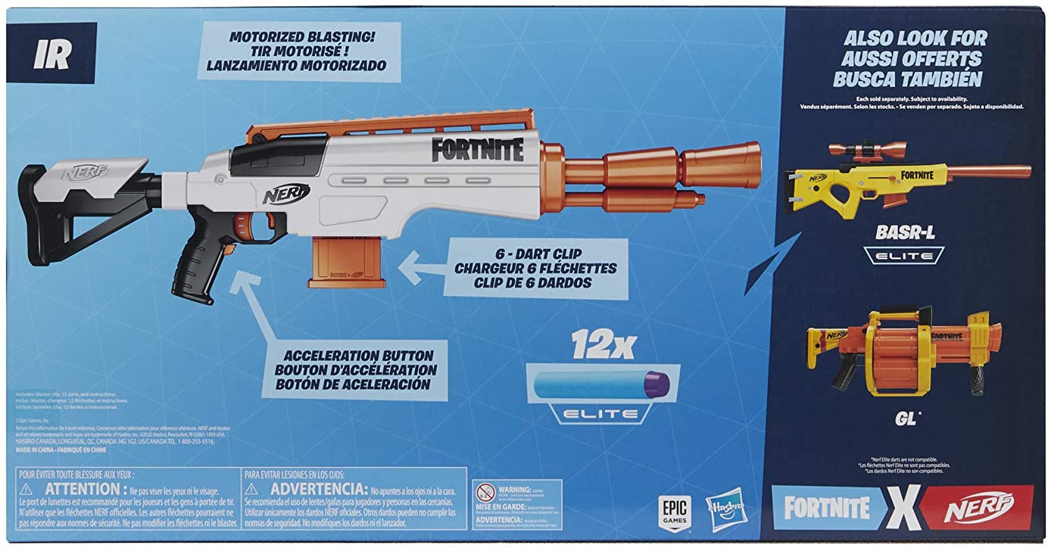 NERF Fortnite IR Motorized Blaster - The English Bookshop