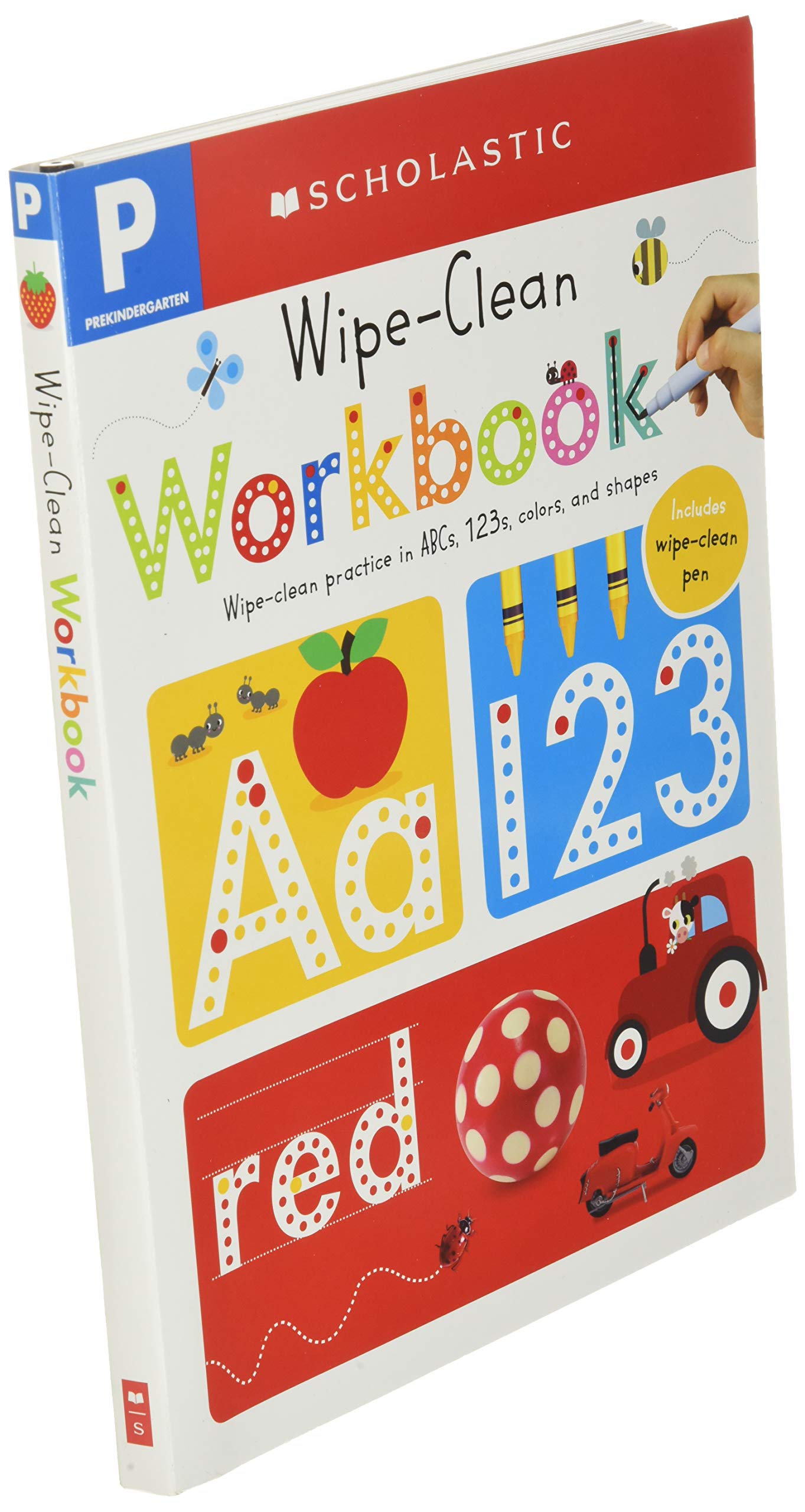 Pre-K Wipe-Clean Workbook: Scholastic Early Learners (Wipe-Clean Workbook) - The English Bookshop
