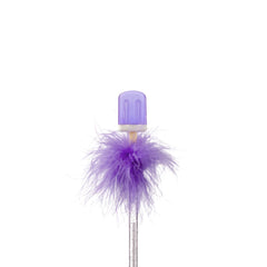 Ice Lolly Feather Pen - Purple - Tinc - The English Bookshop
