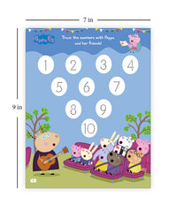 Peppa Pig - Peppa And Friends : Fun Learning Set (with Wipe and Clean Mats, Coloring Sheets, Stickers, Appreciation Certificate and Pen) - The English Bookshop Kuwait