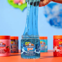 Elmer's GUE Pre-Made Slime, Blueberry Splash Slime, Scented - The English Bookshop