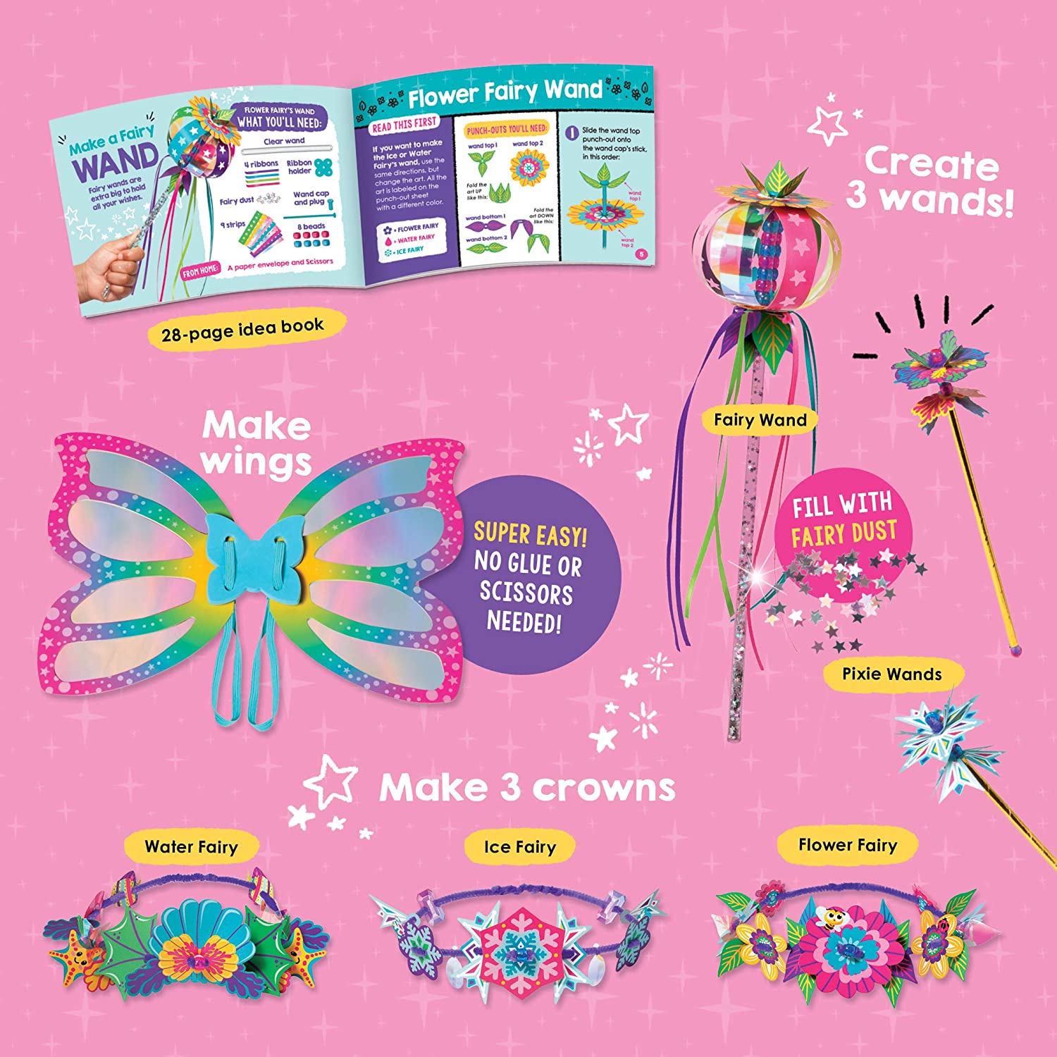 Klutz My Fairy Wands & Wings Craft Kit - The English Bookshop Kuwait