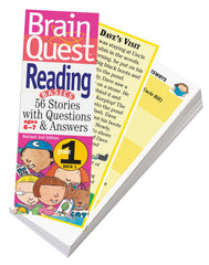 Brain Quest Grade 1 Reading: 56 Stories with Questions and Answers (Brain Quest Decks) - Workman Publishing - The English Bookshop