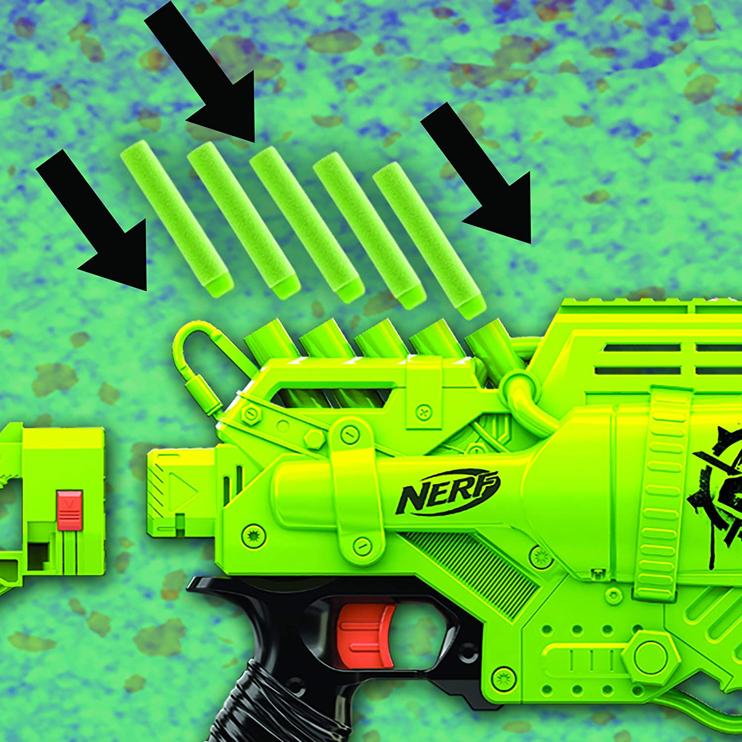 NERF Zombiestrike Ghoulgrinder Blaster - The English Bookshop