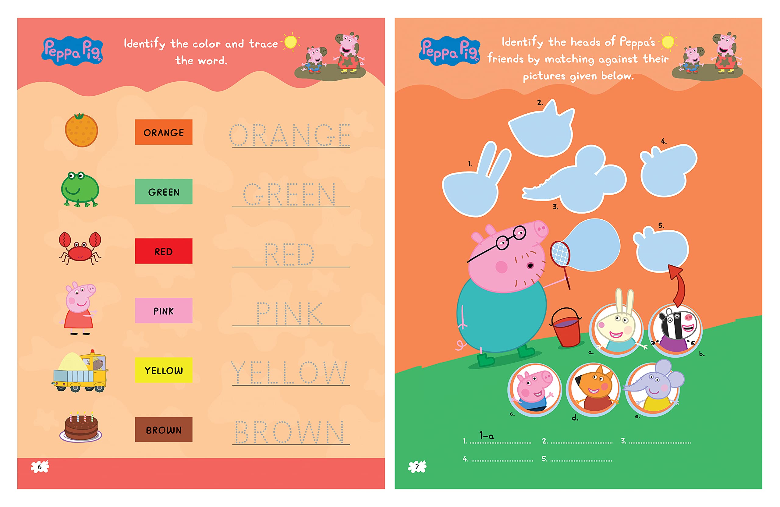 Peppa Pig - Peppa Loves Muddy Puddles: Fun Learning Set (With Wipe And Clean Mats, Coloring Sheets, - The English Bookshop Kuwait
