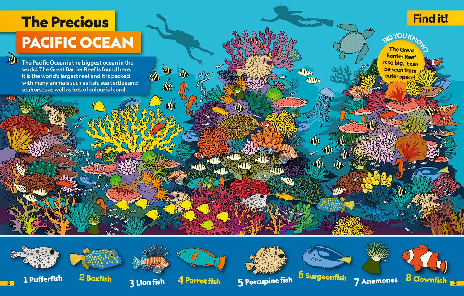 Oceans Find it! Explore it!: More than 250 things to find, facts and photos! (National Geographic Kids) - The English Bookshop Kuwait
