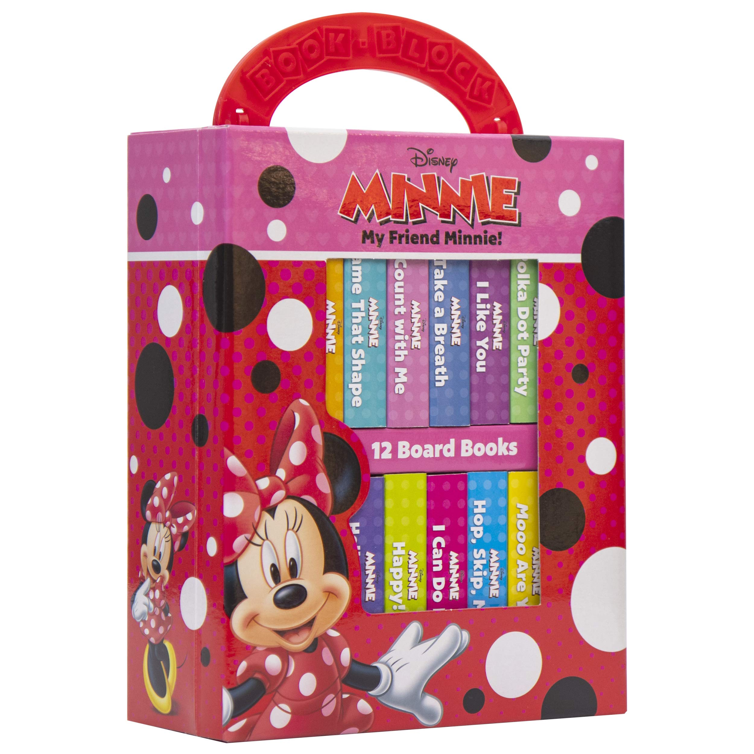 Disney - My Friend Minnie Mouse - My First Library 12 Board Book Block Set - Great for Teaching First Words - The English Bookshop Kuwait