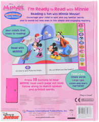 Disney Minnie Mouse - I'm Ready to Read with Minnie Interactive Read-Along Sound Book - Great for Early Readers - The English Bookshop Kuwait