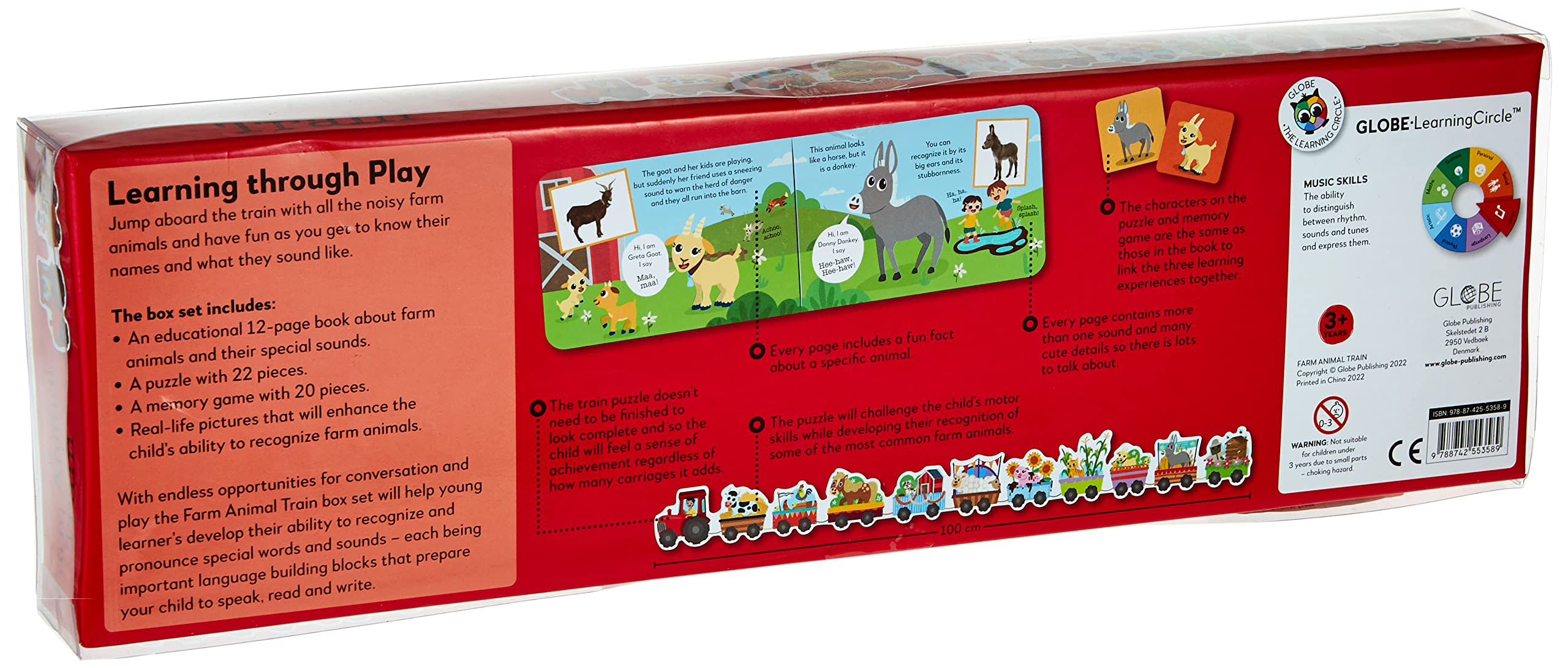 Farm Animal Train (Learning Train) - The English Bookshop Kuwait