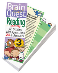 Brain Quest Grade 3 Reading: 56 Stories with Questions and Answers (Brain Quest Decks) - Workman Publishing - The English Bookshop