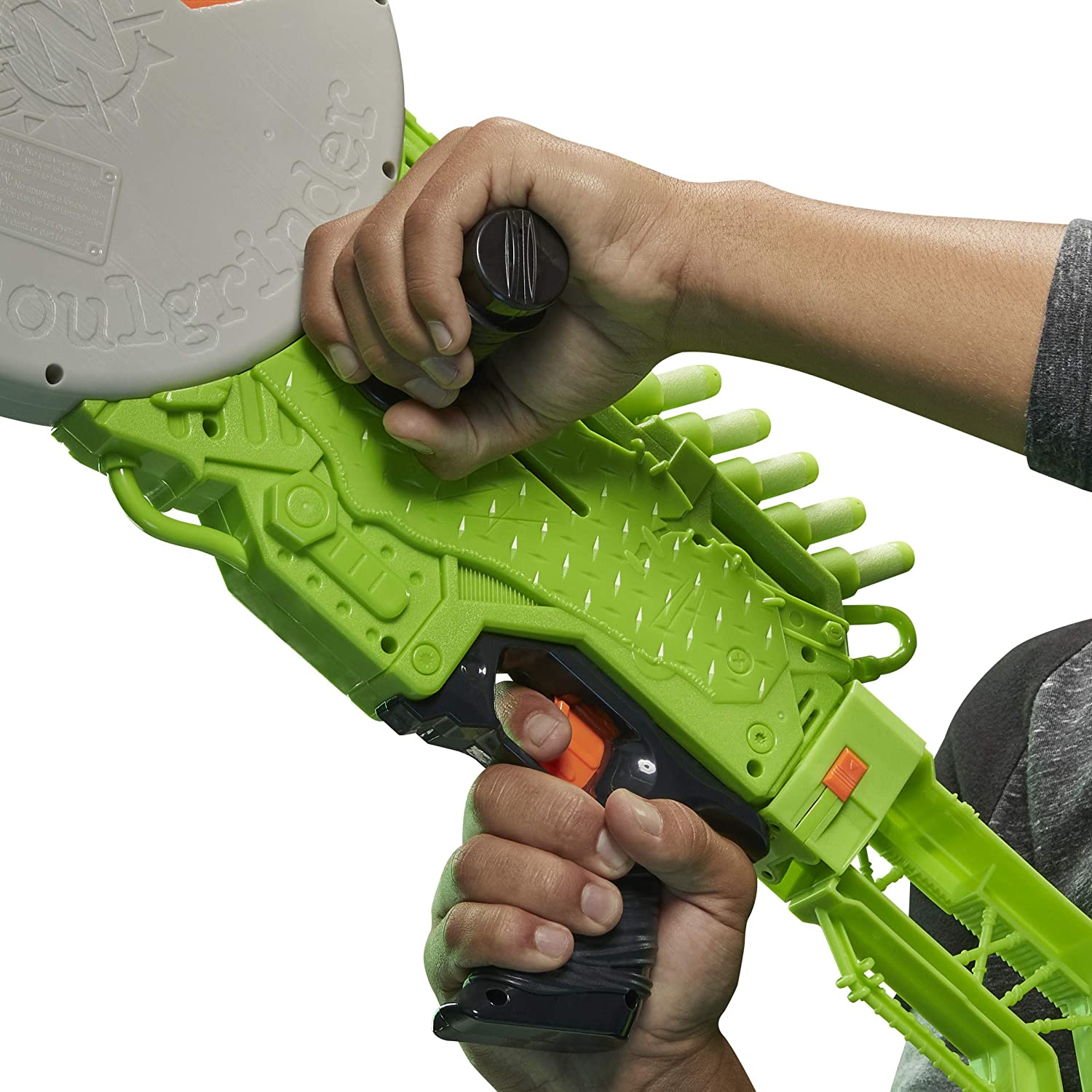 NERF Zombiestrike Ghoulgrinder Blaster - The English Bookshop