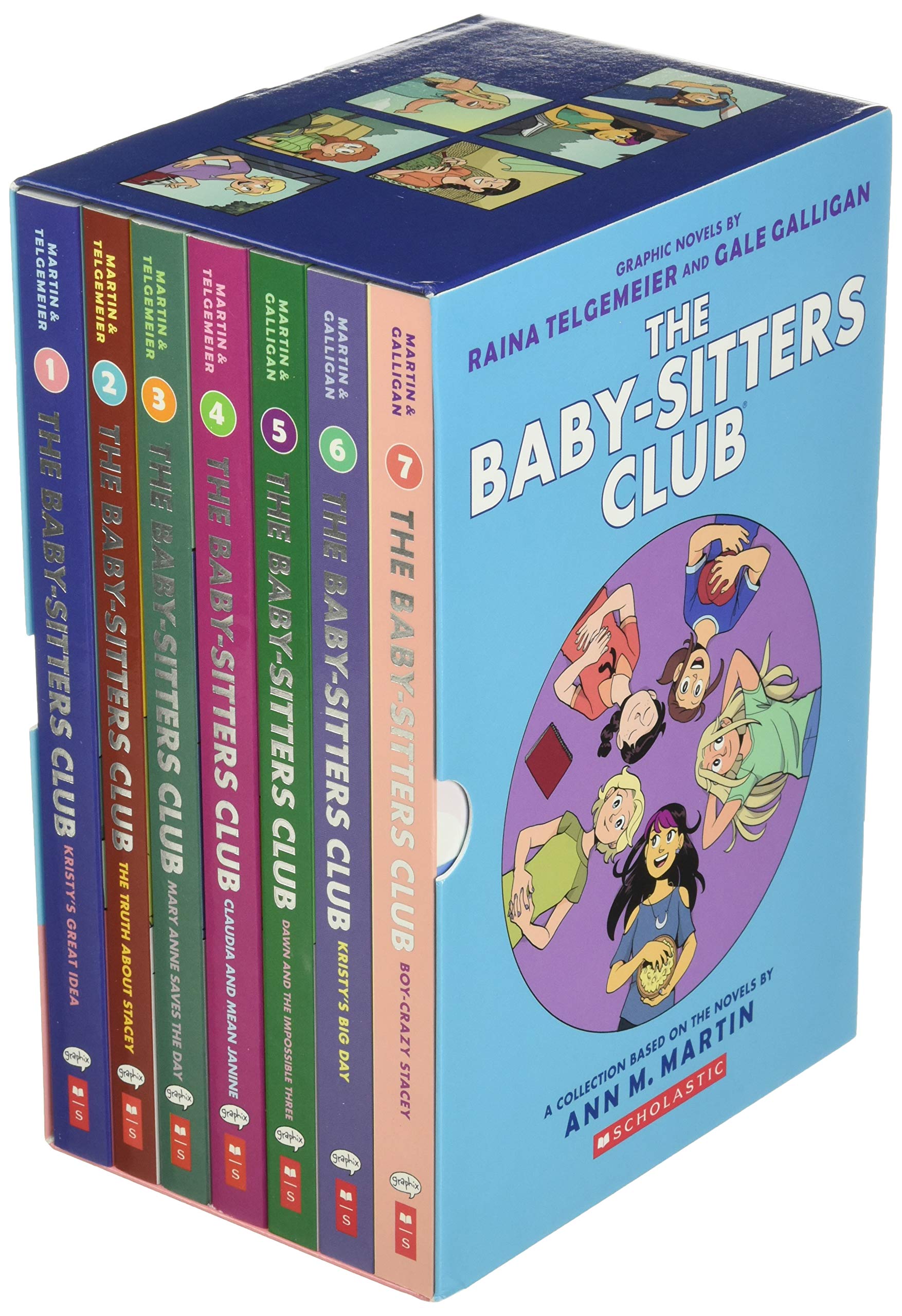 The Baby-Sitters Club Graphic Novels #1-7: A Graphix Collection: Full-Color Edition (The Baby-Sitters Club Graphix) - The English Bookshop