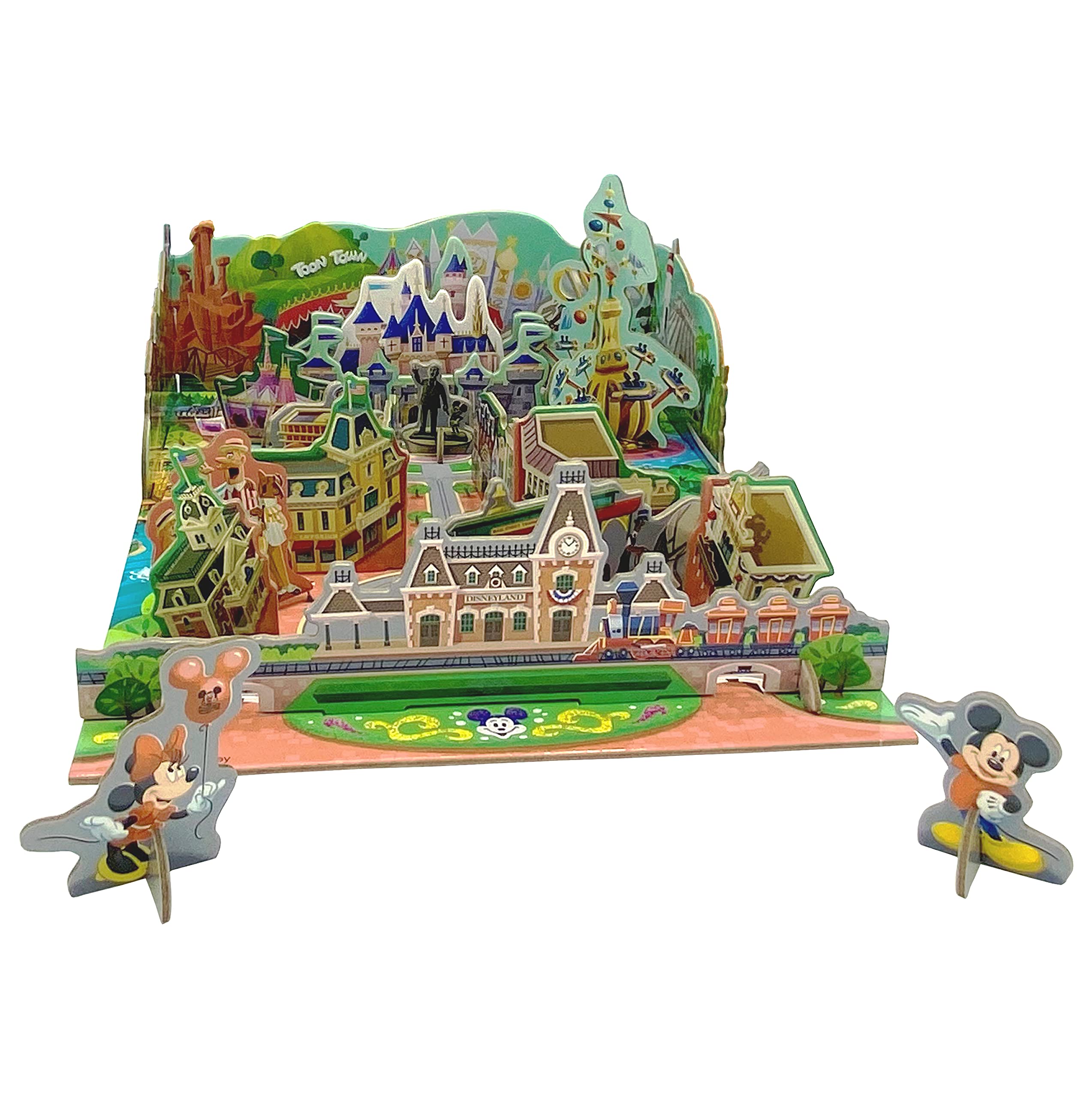 Disney: Build Your Own Disneyland Park (Press-Out 3D Model Activity Kit) - The English Bookshop Kuwait