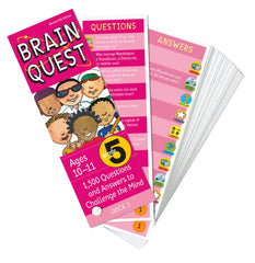 Brain Quest Grade 5, revised 4th edition: 1,500 Questions and Answers to Challenge the Mind (Brain Quest Decks) - Workman Publishing - The English Bookshop