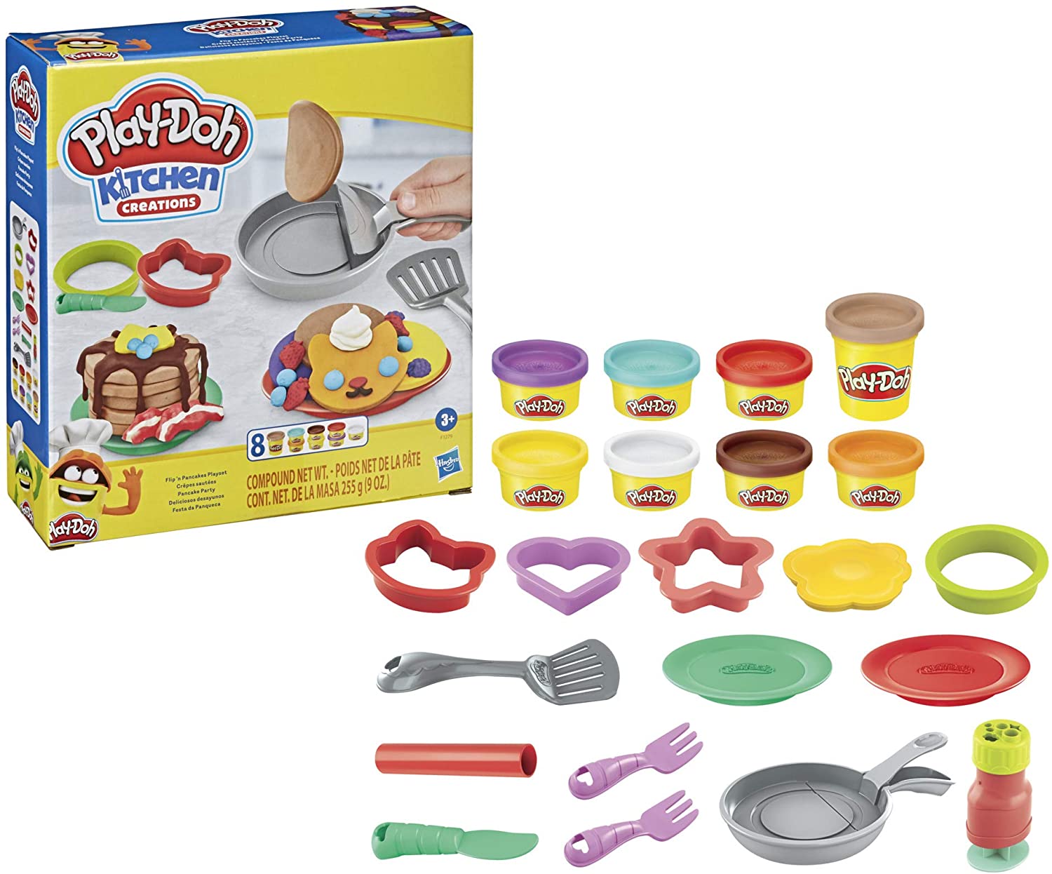 Play-Doh Kitchen Creations Flip 'n Pancakes Play Set - The English Bookshop