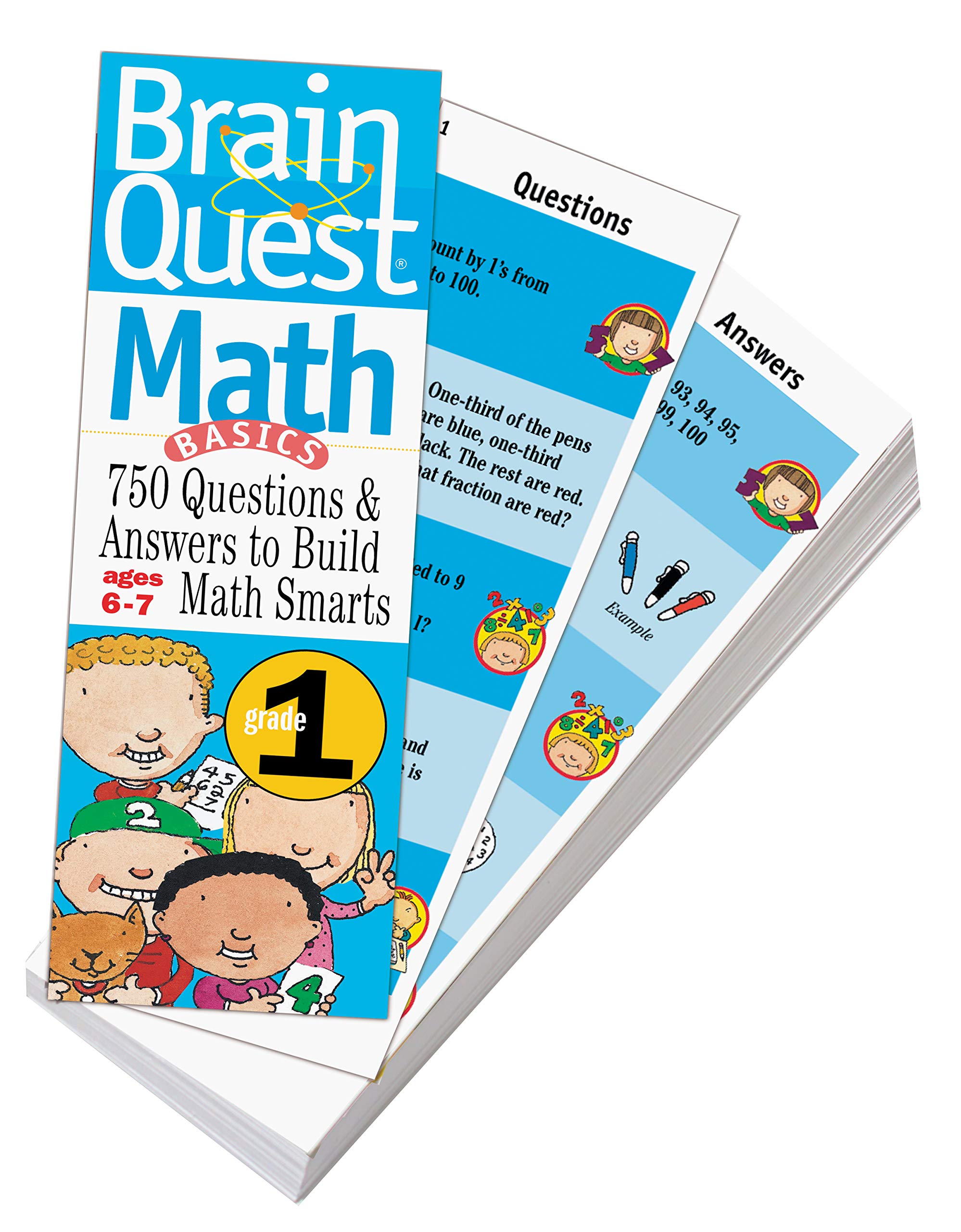 Brain Quest Grade 1 Math, Revised 2nd Edition - Workman Publishing - The English Bookshop