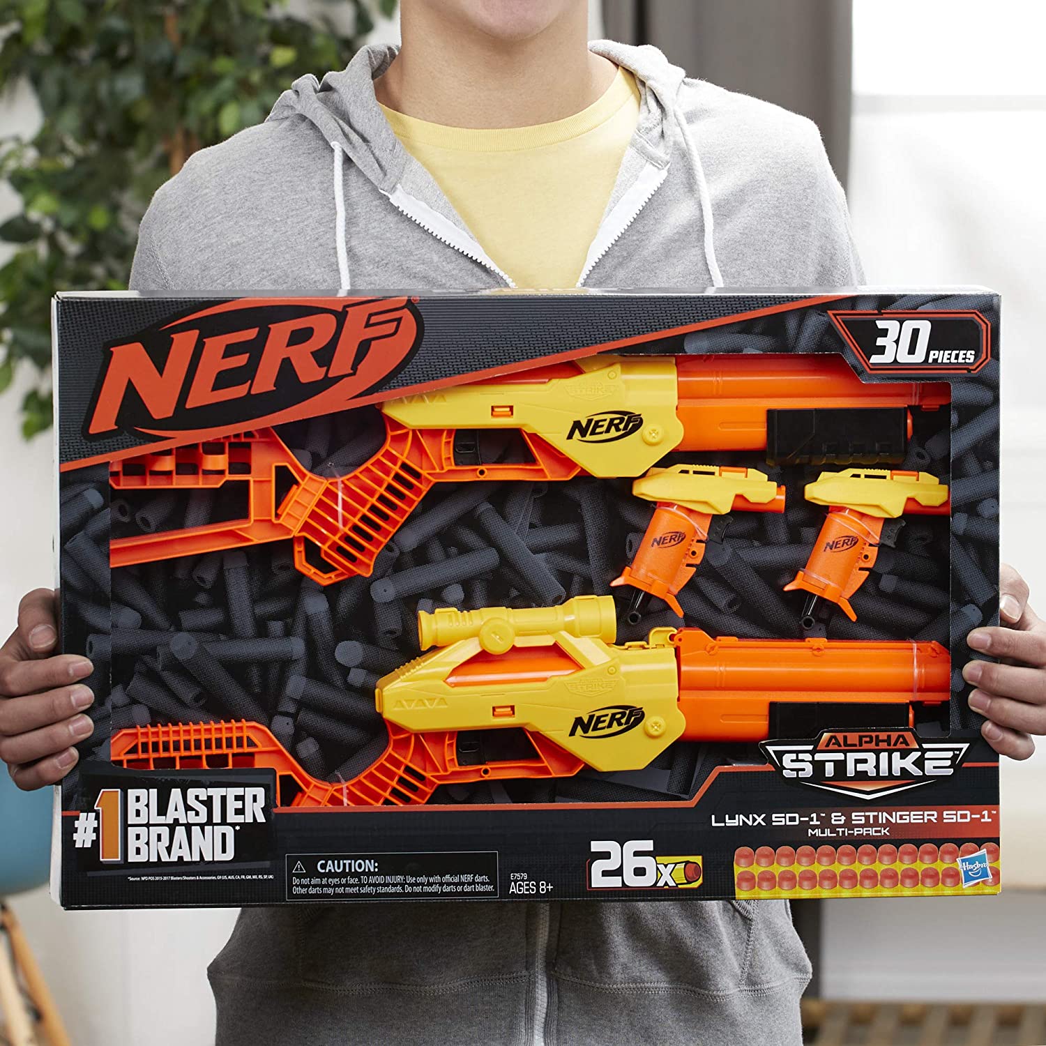 NERF Alpha Strike Lynx SD 1 and Stinger SD 1 Multi Pack - The English Bookshop