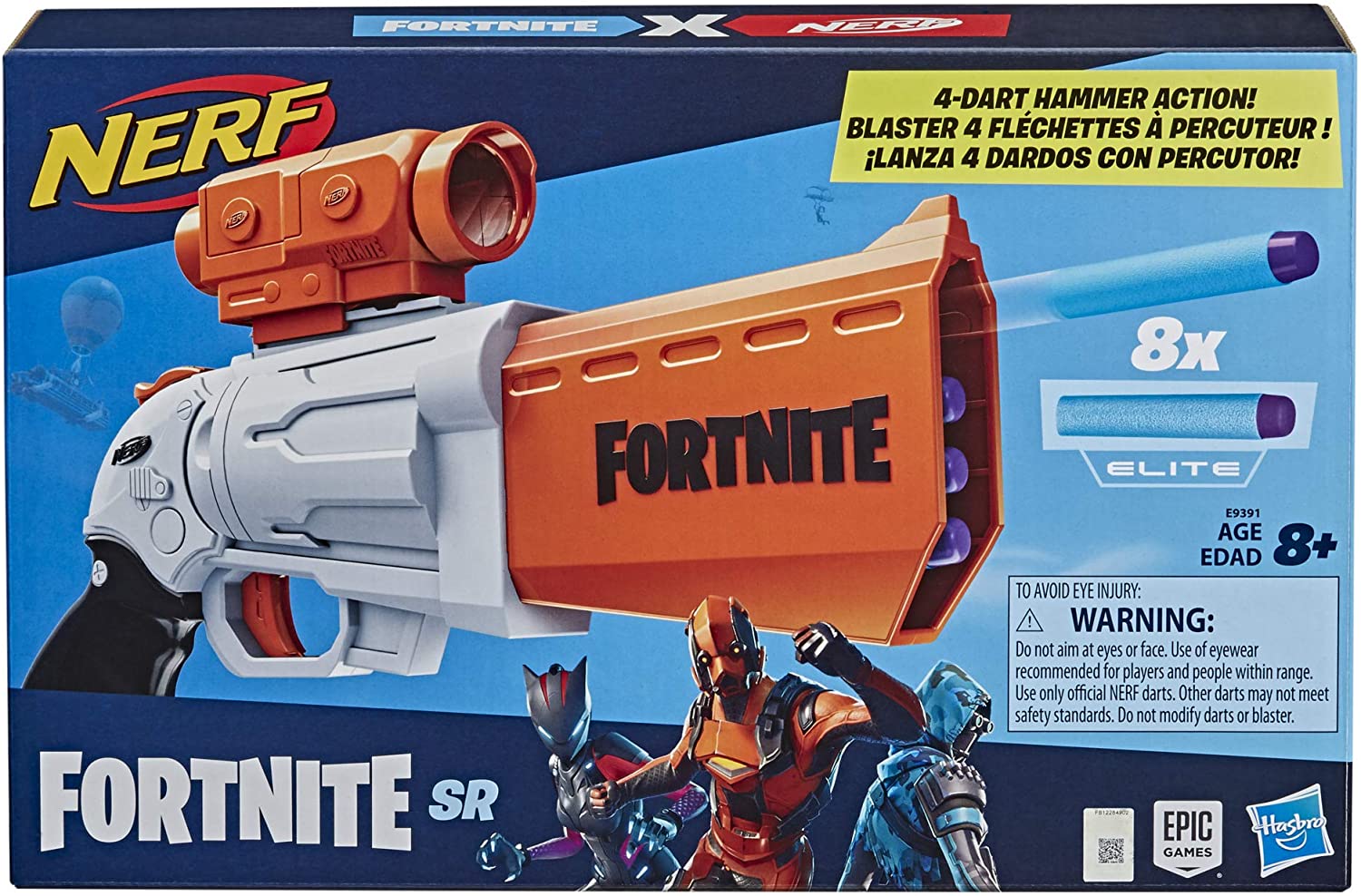 NERF Fortnite SR Blaster - The English Bookshop