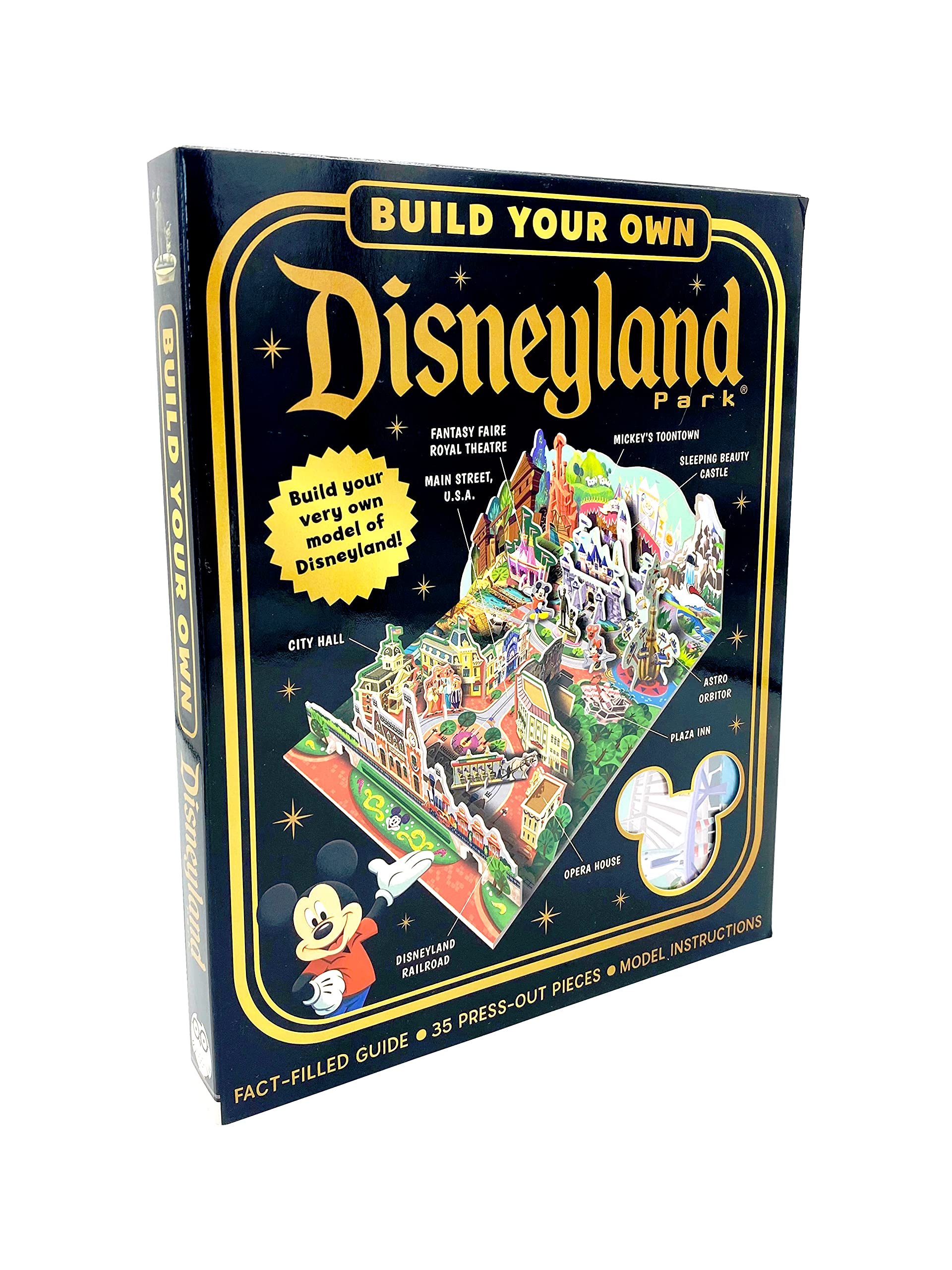 Disney: Build Your Own Disneyland Park (Press-Out 3D Model Activity Kit) - The English Bookshop Kuwait