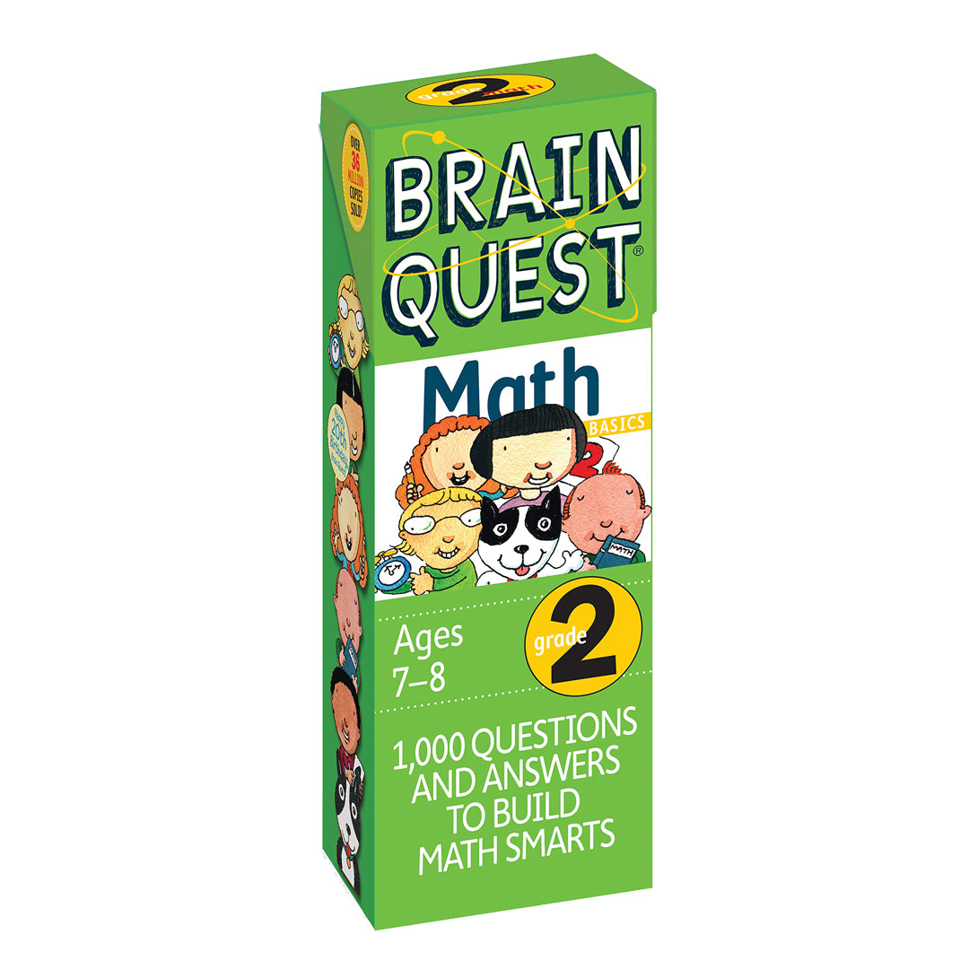 Brain Quest Grade 2 Math (Brain Quest Decks) - Workman Publishing - The English Bookshop