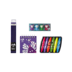 Purple Jotter Pad Gift Set - Tinc - The English Bookshop