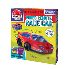Klutz Wired Remote Race Car: Maker Lab STEM Kit - Klutz - The English Bookshop
