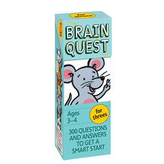 Brain Quest for Threes, revised 4th edition: 300 Questions and Answers to Get a Smart Start - Workman Publishing - The English Bookshop