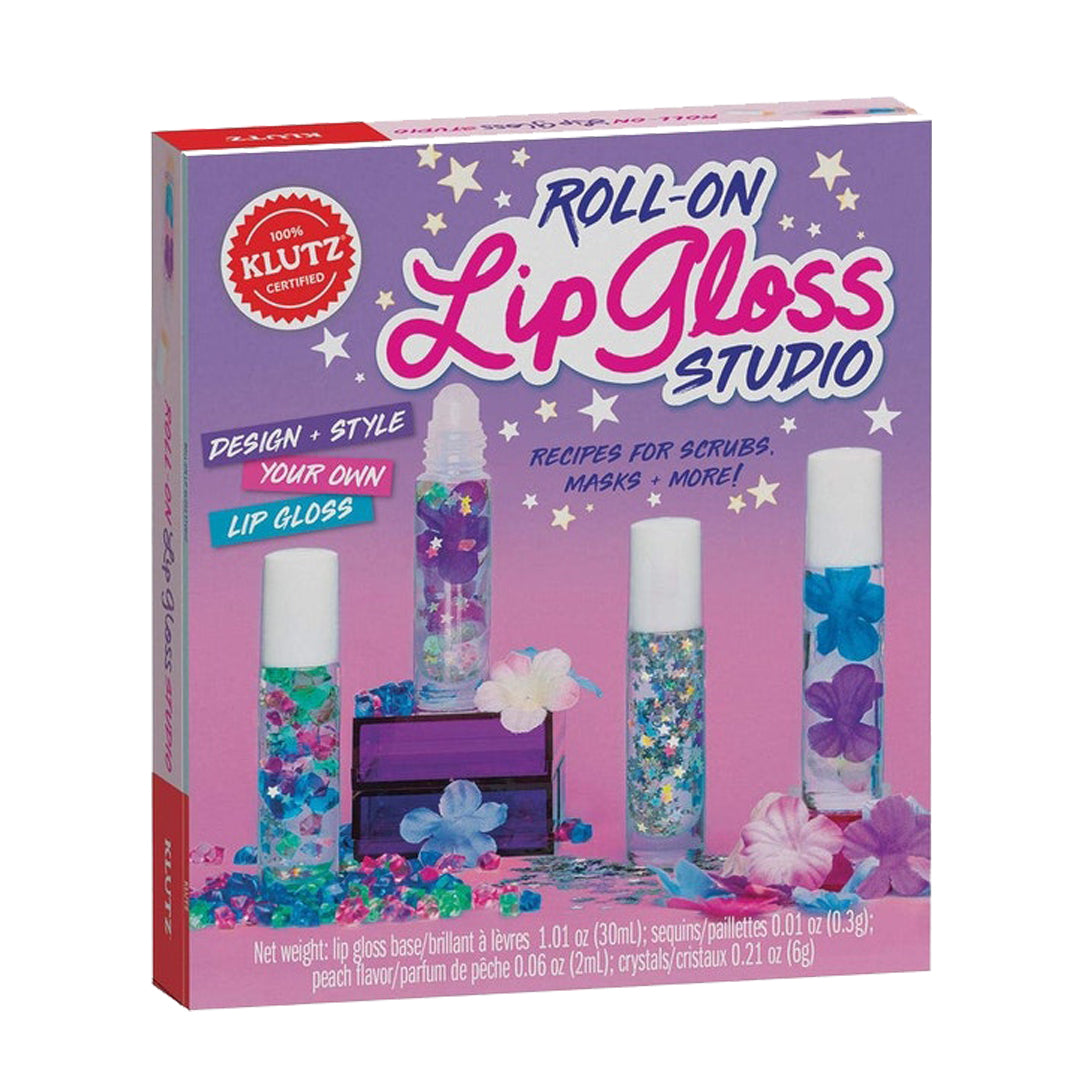 Klutz Roll-On Lip Gloss Studio, Multicolor - Klutz - The English Bookshop