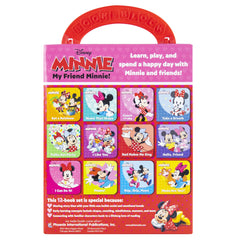 Disney - My Friend Minnie Mouse - My First Library 12 Board Book Block Set - Great for Teaching First Words - The English Bookshop Kuwait