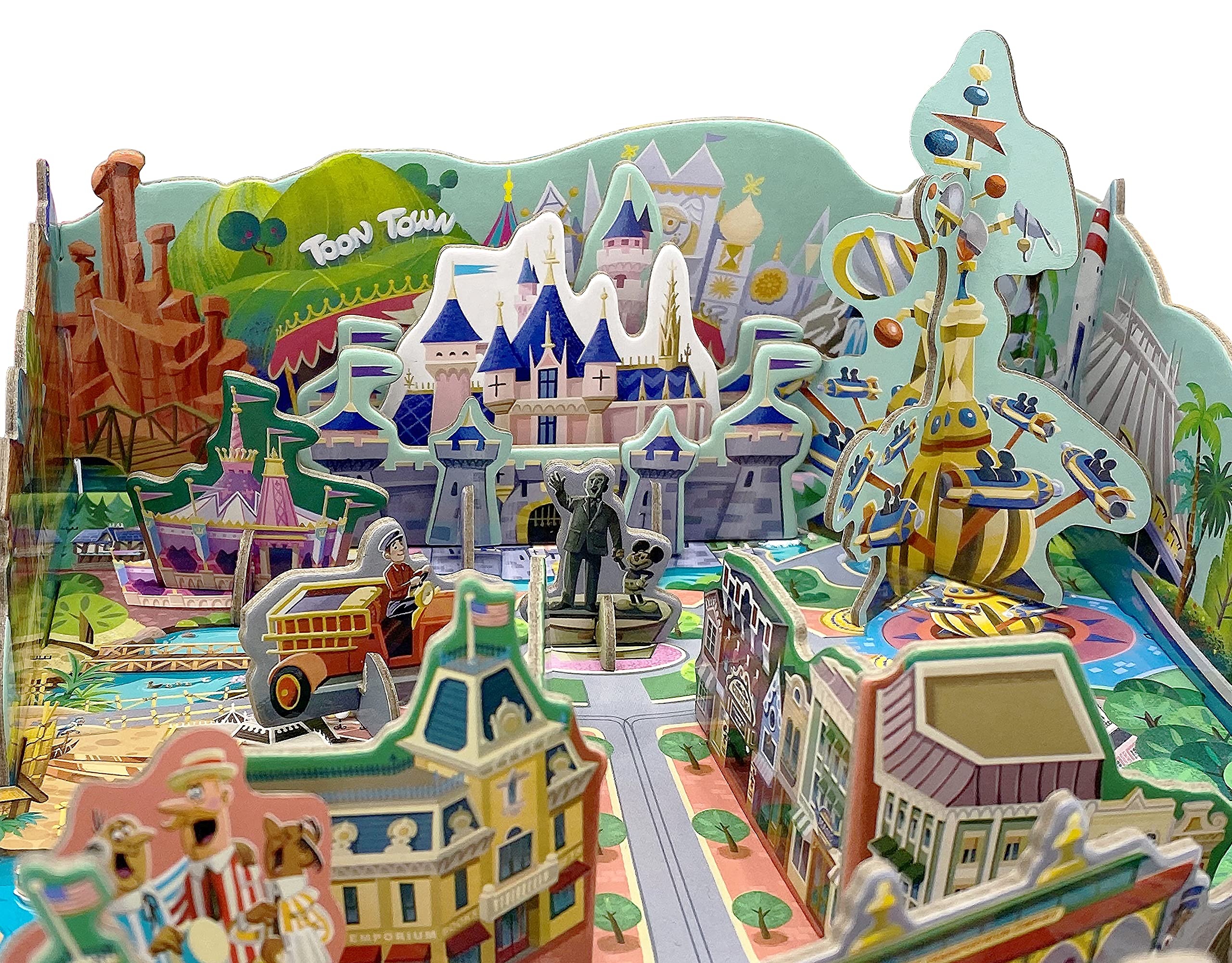 Disney: Build Your Own Disneyland Park (Press-Out 3D Model Activity Kit) - The English Bookshop Kuwait