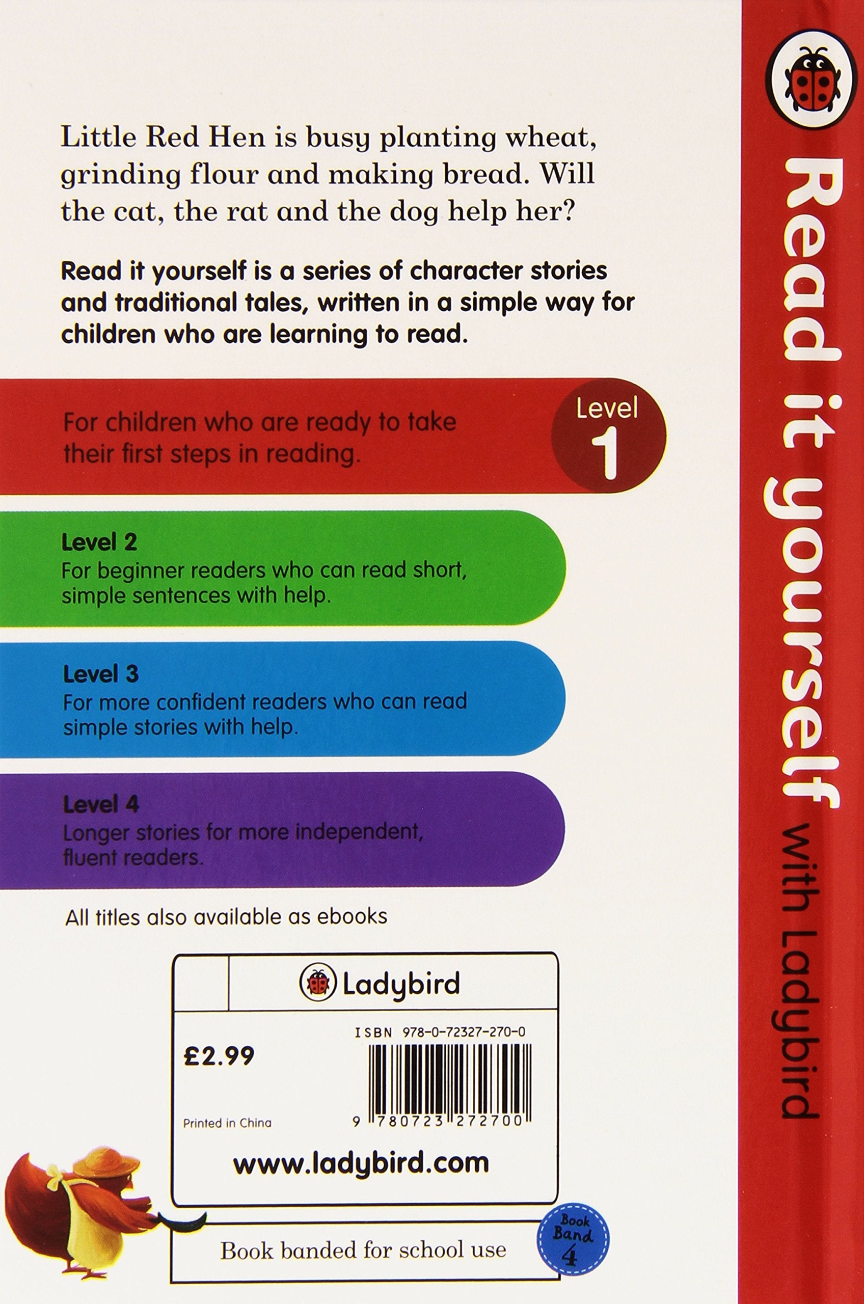 Little Red Hen - Read it yourself with Ladybird: Level 1 - The English Bookshop