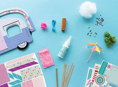 Klutz Make Your Own Tiny Camper Craft Kit & Make Clay Charms Craft Kit - Klutz - The English Bookshop